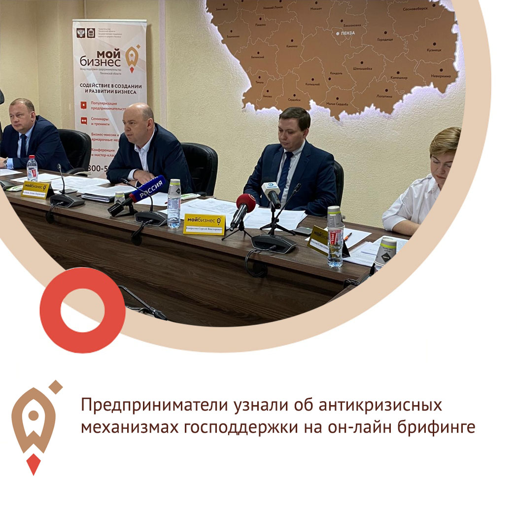 Предприниматели узнали об антикризисных механизмах господдержки на он-лайн брифинге