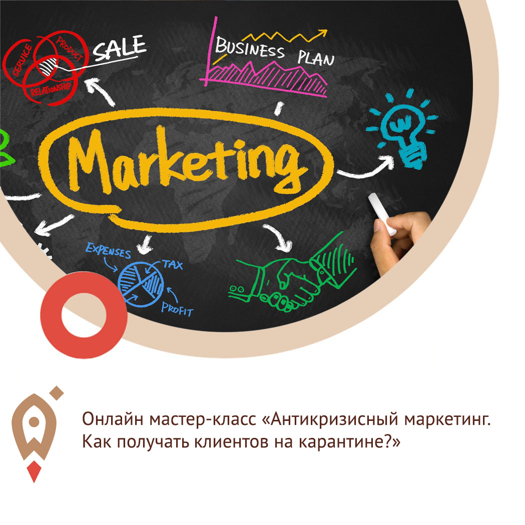 Онлайн мастер-класс «Антикризисный маркетинг. Как получать клиентов на карантине?»