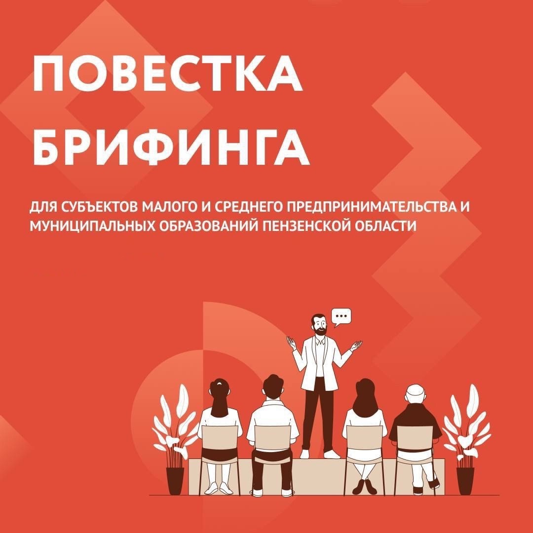 Онлайн брифинг для предпринимателей и муниципальных образований Пензенской области