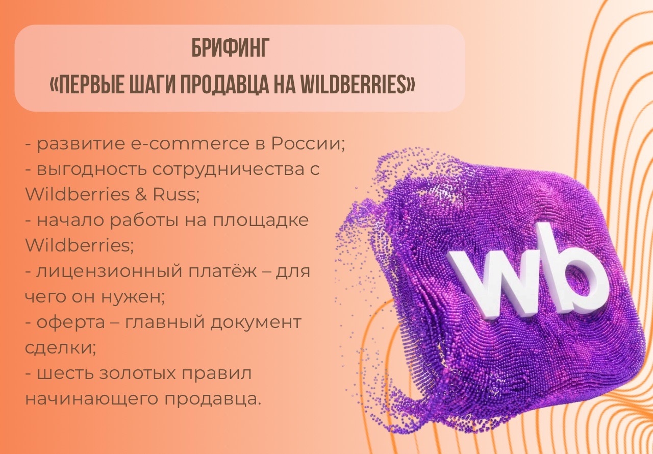 Брифинг «Первые шаги продавца на Wildberries»